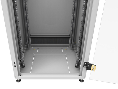 Produkt Rozvaděč LC-50 42U, 600x1000 RAL 7035, skleněné dveře - Solarix - Stojanové 19"