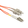 Produkt Patch kabel Solarix 50/125 LCupc/SCupc MM OM2 3m duplex  SXPC-LC/SC-UPC-OM2-3M-D - Solarix - Patch kabely