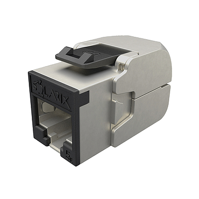 Produkt Samořezný keystone Solarix CAT5E STP SXKJ-5E-STP-RAL-SA, RAL FIT moduly, GROUND LOCK - Solarix - Keystony