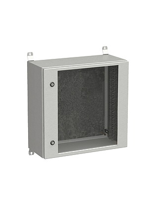 Produkt Rozvadeč nástěnný venkovní LC-20 12U 600x300 prosklené dveře 2x1bodový zámek LC-20-12U-63-11-G - Solarix - Venkovní s vyšším IP