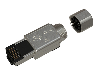Produkt Konektor MPTL RJ45 CAT5E STP samořezný SXRJ45-5E-STP-BK-SA-N - Solarix - Konektory