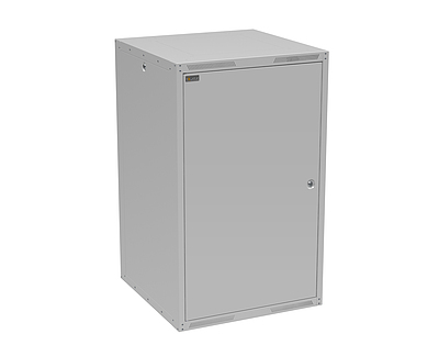 Produkt Rozvaděč nástěnný GrandN DUO 20U 600mm, dveře plech, RAL 7035, GrandND-20U-66-21-G - Solarix - Nástěnné 19"