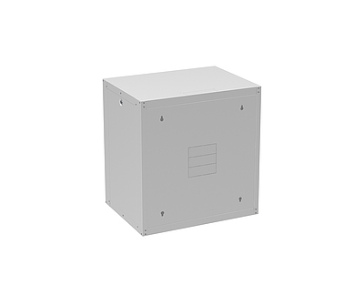 Produkt Rozvaděč nástěnný GrandN DUO 12U 450mm, dveře plech, RAL 7035, GrandND-12U-645-21-G - Solarix - Nástěnné 19"