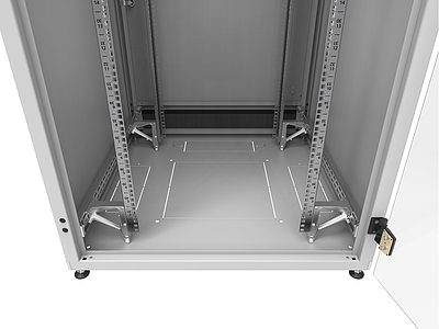 Produkt Rozvaděč LC-50 42U, 800x800 RAL 7035, skleněné dveře - Solarix - Stojanové 19"