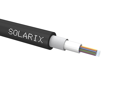 Produkt Univerzální kabel CLT Solarix 24vl 50/125 LSOH E<sub>ca</sub> OM3 černý SXKO-CLT-24-OM3-LSOH - Solarix - Kabel optický