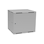 Produkt Rozvaděč nástěnný skládaný SENSA LITE 9U 450mm, dveře plech, RAL 7035 SENSA-L-9U-545-21-G - Solarix - Nástěnné 19"