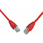 Produkt Patch kabel CAT5E SFTP PVC 0,5m červený snag-proof C5E-315RD-0,5MB - Solarix - Patch kabely