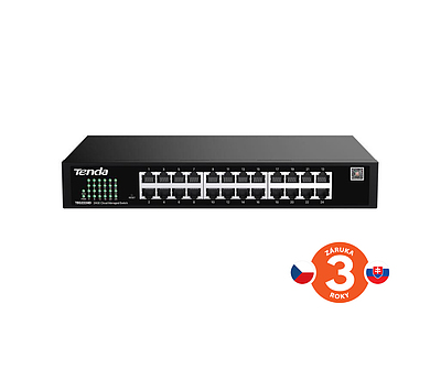 Produkt Tenda TEG2224D Cloud Managed Gigabit Switch, 24x RJ45 10/100/1000 Mb/s - Tenda - Switche
