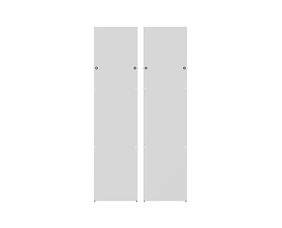 Produkt Přepážkový panel pro řadové skříně v řadě 42U 1200 mm RAL 7035 - Solarix - Datová centra