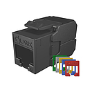 Produkt Samořezný keystone Solarix CAT6 UTP SXKJ-6-UTP-RAL-SA, RAL FIT moduly, SECURE CAP, Component Level a 4PPoE certifikace - Solarix - Keystony