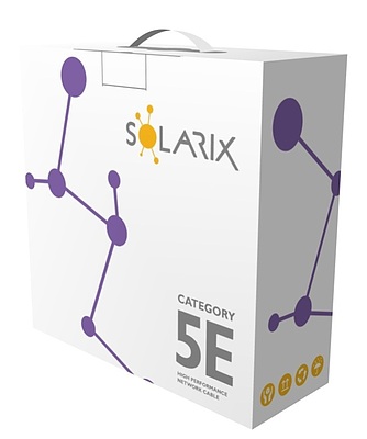 Produkt Instalační kabel Solarix CAT5E UTP LSOH D<sub>ca</sub>-s1,d2,a1 350 MHz 100m/box SXKD-5E-UTP-LSOH - Solarix - Kabely drát