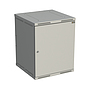 Produkt Rozvaděč nástěnný SENSA 15U 600mm, dveře plech, RAL 7035, SENSA-15U-66-21-G - Solarix - Nástěnné 19"