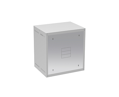 Produkt Rozvaděč nástěnný GrandN 12U 450mm, dveře sklo, RAL 7035, GrandN-12U-645-11-G - Solarix - Nástěnné 19"