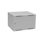 Produkt Rozvaděč nástěnný skládaný SENSA LITE 6U 450mm, dveře plech, RAL 7035, SENSA-L-6U-545-21-G - Solarix - Nástěnné 19"