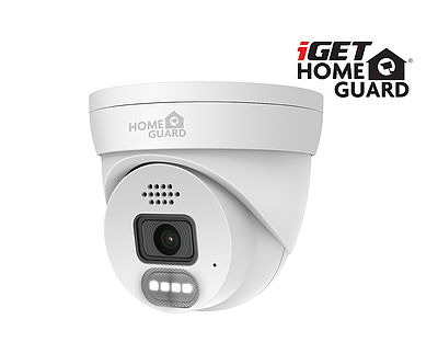 Produkt iGET HOMEGUARD HGNHK937CAM - venkovní PoE 2K IP kamera, zvuk, LED světlo, Dome, IP66, ONVIF - iGET - Zabezpečení