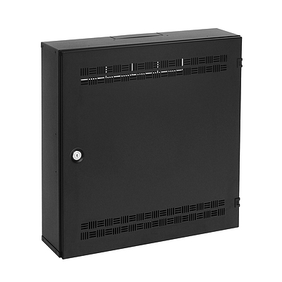 Produkt Rozvaděč SOHO LC-18 s lištami 2U, 4U a 11U, 550x550x150mm černá RAL9005 - Solarix - Nástěnné 19"