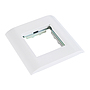 Produkt Rámeček pro SXF-M French style moduly Solarix 80 x 80mm bílý, SXF-R-2-WH - Solarix - Zásuvky