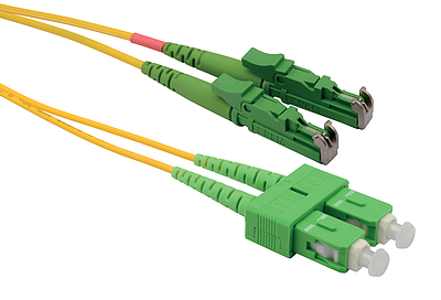 Produkt Patch kabel 9/125 E2000apc/SCapc SM OS 5m duplex SXPC-E2000/SC-APC-OS-5M-D - Solarix - Patch kabely