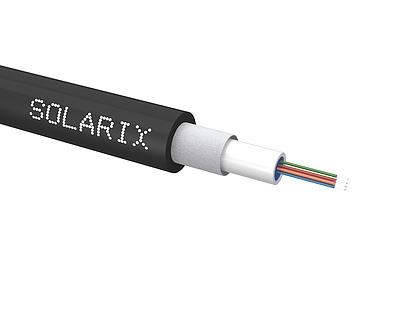 Produkt Univerzální kabel CLT Solarix 08vl 50/125 LSOH E<sub>ca</sub> OM4 černý SXKO-CLT-8-OM4-LSOH - Solarix - Kabel optický
