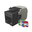 Produkt Samořezný keystone Solarix CAT6A UTP SXKJ-10G-UTP-RAL-SA, RAL FIT moduly, Component Level a 4PPoE certifikace - Solarix - Keystony