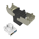 Produkt Samořezný keystone Solarix CAT6A UTP SXKJ-10G-UTP-RAL-SA, RAL FIT moduly, Component Level a 4PPoE certifikace - Solarix - Keystony