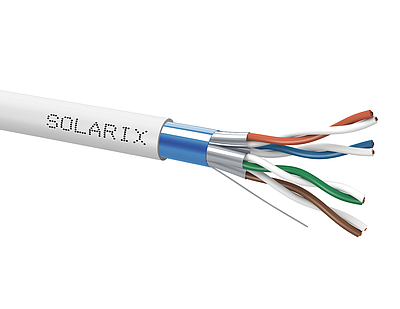 Produkt Instalační kabel Solarix CAT6A FFTP LSOH D<sub>ca</sub>-s2,d2,a1 500m SXKD-6A-FFTP-LSOH - Solarix - Kabely drát
