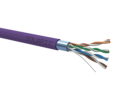 Produkt Instalační kabel Solarix CAT5E FTP LSOH D<sub>ca</sub>-s1,d2,a1 305m/box SXKD-5E-FTP-LSOH - Solarix - Kabely drát