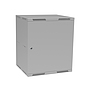 Produkt Rozvaděč nástěnný skládaný SENSA LITE 12U 450mm, dveře plech, RAL 7035, SENSA-L-12U-545-21-G - Solarix - Nástěnné 19"