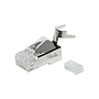 Produkt Konektor RJ45 CAT6 STP 8p8c stíněný skládaný na drát KRJS45/6SLD - Solarix - Konektory