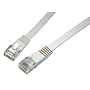 Produkt Patch kabel plochý CAT6 UTP LSOH 3m šedý non-snag-proof C6-111GY-3MB - Solarix - Patch kabely ploché