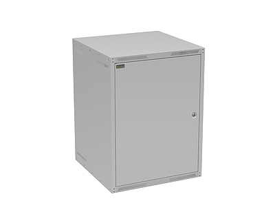 Produkt Rozvaděč nástěnný GrandN 16U 600mm, dveře plech, RAL 7035, GrandN-16U-66-21-G - Solarix - Nástěnné 19"