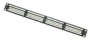 Produkt 19" patch panel Solarix 24 x RJ45 CAT5E UTP 150 MHz černý 1U SX24-5E-UTP-BK - Solarix - Patch panely