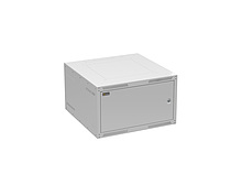 Produkt Rozvaděč nástěnný GrandN 6U 450mm, dveře plech, RAL 7035, GrandN-6U-645-21-G - Solarix - Nástěnné 19"