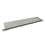 Produkt 19" patch panel Solarix 24xRJ45 CAT6 STP s vyvazovací lištou 0,5U SX24HD-6-STP-SL - Solarix - Patch panely