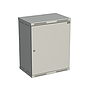 Produkt Rozvaděč nástěnný SENSA 15U 400mm, dveře plech, RAL 7035, SENSA-15U-64-21-G - Solarix - Nástěnné 19"