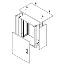 Produkt Rozvaděč termoizolovaný LC-07 15U 700x400 RAL7035 s vent. levá bočnice LC-07-15U-74-25002-0L-G - Solarix - Venkovní termoizolovaný