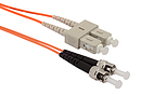 Produkt Patch kabel Solarix 50/125 SCupc/STupc MM OM2 2m duplex SXPC-SC/ST-UPC-OM2-2M-D - Solarix - Patch kabely