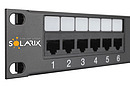 Produkt 19" patch panel Solarix 24 x RJ45 CAT6 UTP 350 MHz černý 1U SX24-6-UTP-BK - Solarix - Patch panely