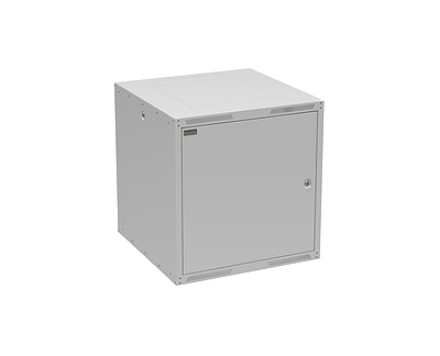 Produkt Rozvaděč nástěnný GrandN DUO 12U 600mm, dveře plech, RAL 7035, GrandND-12U-66-21-G - Solarix - Nástěnné 19"