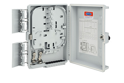 Produkt Optický nástěnný box pro 16 vláken SXOB-SC-SX-16 - Solarix - Management vláken