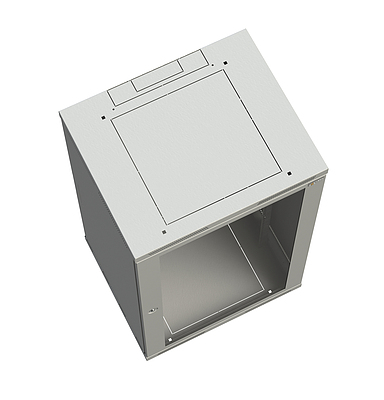 Produkt Rozvaděč nástěnný SENSA 18U 500mm, dveře sklo, RAL 7035, SENSA-18U-65-11-G - Solarix - Nástěnné 19"