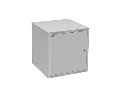 Produkt Rozvaděč nástěnný GrandN 12U 600mm, dveře plech, RAL 7035, GrandN-12U-66-21-G - Solarix - Nástěnné 19"