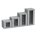 Produkt Nástěnný rozvaděč 10" 6U RAL 7035 skleněné dveře LC-10-6-11-G - Solarix - Nástěnné 10"