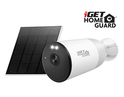 Produkt iGET HOMEGUARD HGWBK355S - venkovní bateriová 2K kamera se solárním panelem pro HGWNK108402S - iGET - Zabezpečení