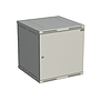 Produkt Rozvaděč nástěnný SENSA 12U 600mm, dveře plech, RAL 7035, SENSA-12U-66-21-G - Solarix - Nástěnné 19"