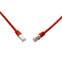 Produkt 10G patch kabel CAT6A SFTP LSOH 15m červený non-snag-proof C6A-315RD-15MB - Solarix - Patch kabely