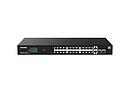 Produkt Tenda TEG2228P-24-410W Cloud PoE Managed Gigabit Switch, 24x PoE, 26x RJ45, 2x SFP - Tenda - Switche