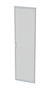 Produkt Dveře plechové s perforací LC-50, 42U, šířky 600, RAL7035, 1-bodový zámek - Solarix - Příslušenství