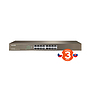 Produkt Tenda TEG1016G 16-Port Gigabit Ethernet Switch, 10/100/1000 Mb/s, ochrana 6kV, Rackmount, Fanless - Tenda - Switche