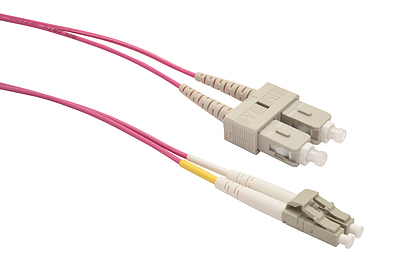 Produkt Patch kabel 50/125 LCupc/SCupc MM OM4 2m duplex SXPC-LC/SC-UPC-OM4-2M-D - Solarix - Patch kabely